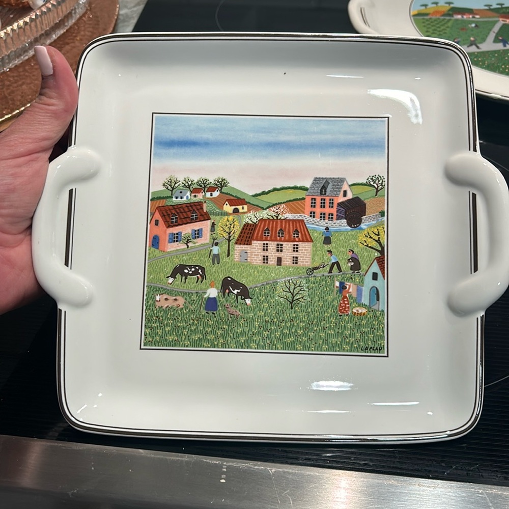 Villeroy & Boch square cake plate Design Naïf